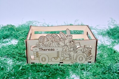 Personalisiertes Osternest mit gratis Namensgravur