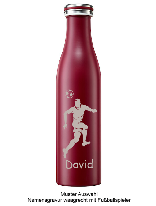 Isolier-Flasche Edelstahl 0,75l