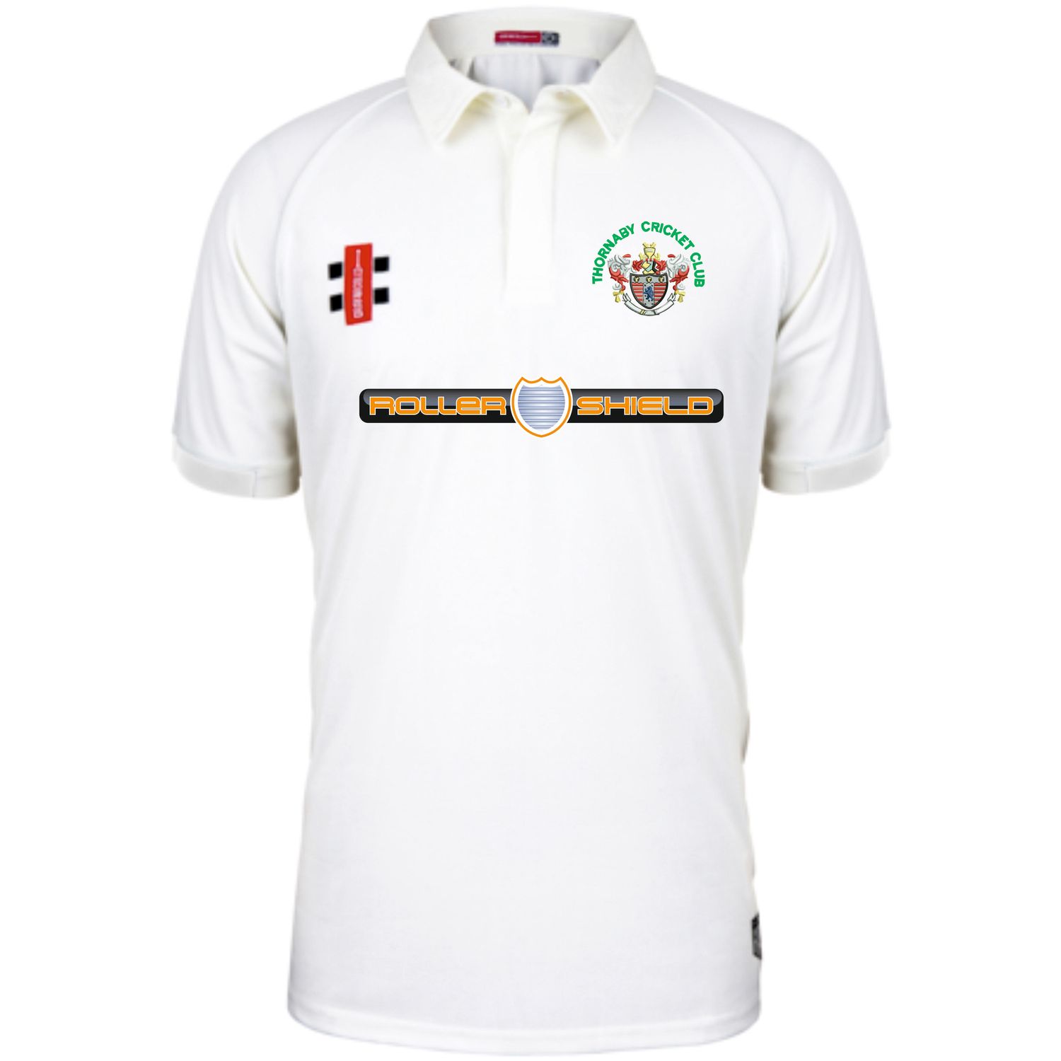 Thornaby Matrix V2 Junior Short Sleeve Cricket Shirt Thornaby Matrix V2 Junior Short Sleeve Cricket Shirt