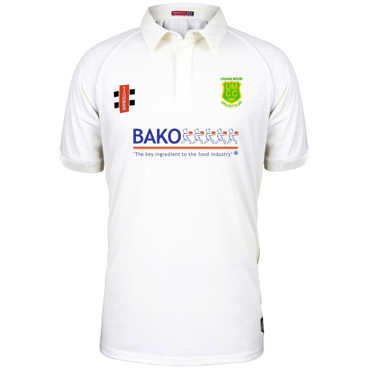 Ushaw Moor Matrix V2 Short Sleeve Cricket Shirt Ushaw Moor Matrix V2 Short Sleeve Cricket Shirt