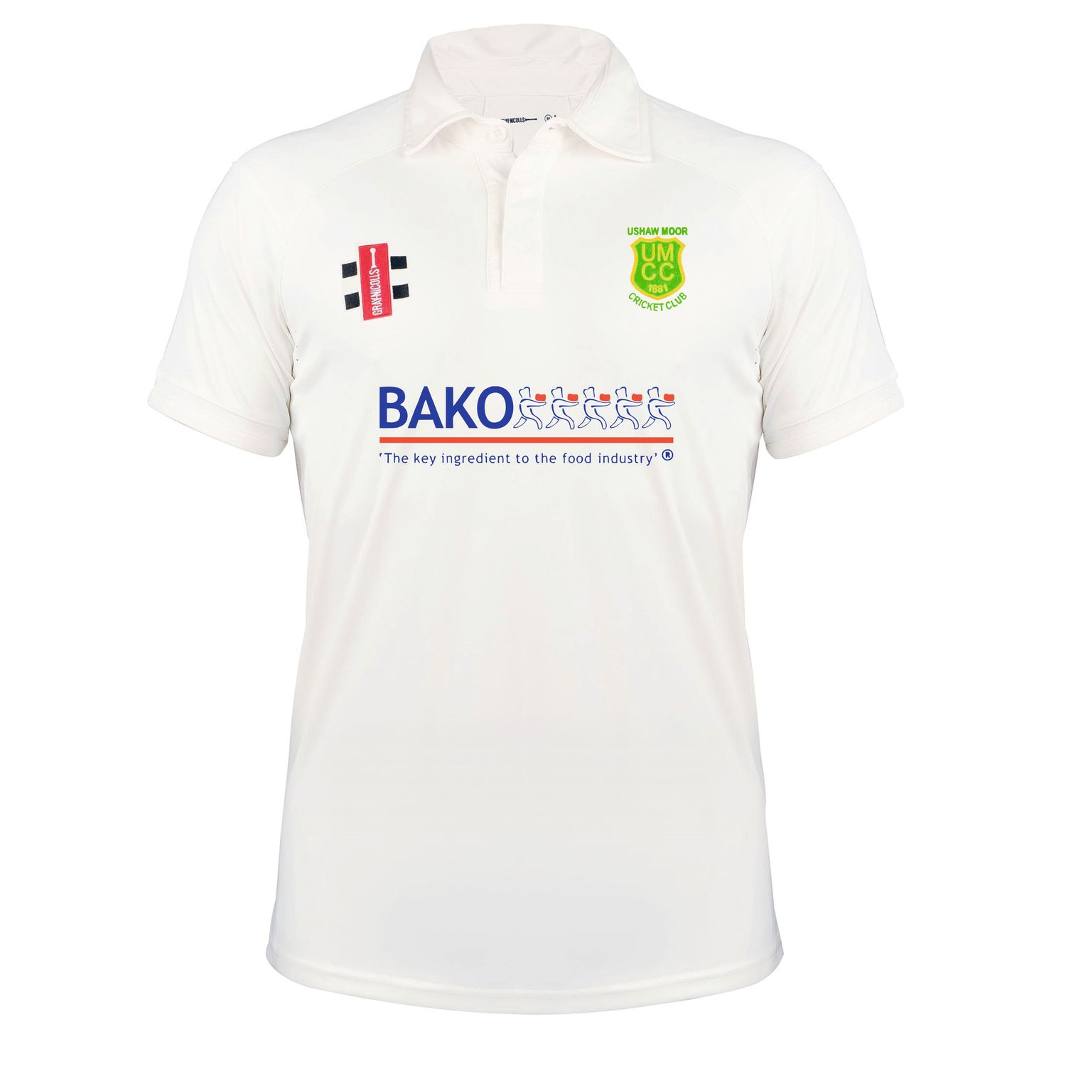 Ushaw Moor Pro Performance V3 Short Sleeve Cricket Shirt Adult Ushaw Moor Pro Performance V3 Short Sleeve Cricket Shirt Adult