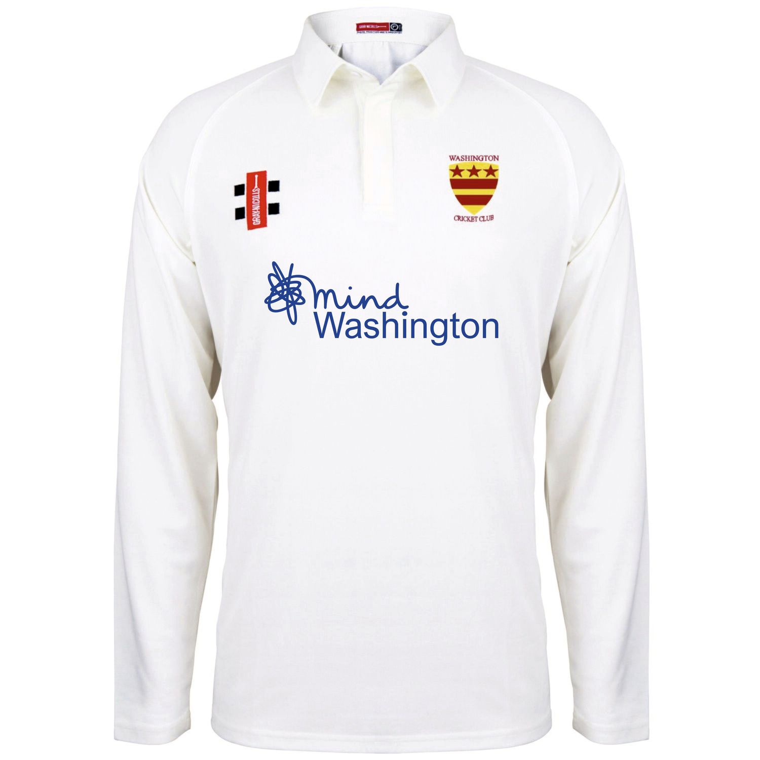 Washington Matrix V2 Long Sleeve Cricket Shirt Washington Matrix V2 Long Sleeve Cricket Shirt