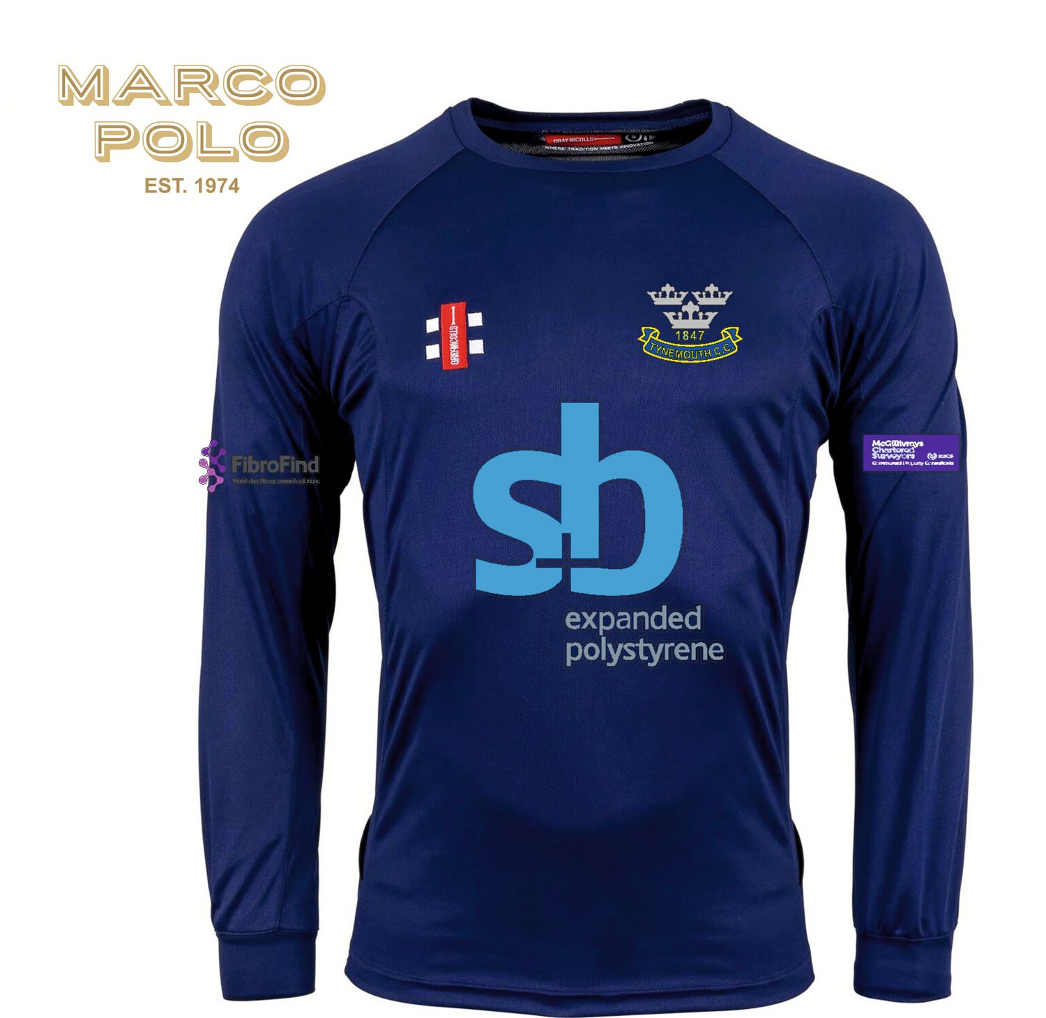 Tynemouth Matrix Long Sleeve T Shirt Tynemouth Matrix Long Sleeve T Shirt