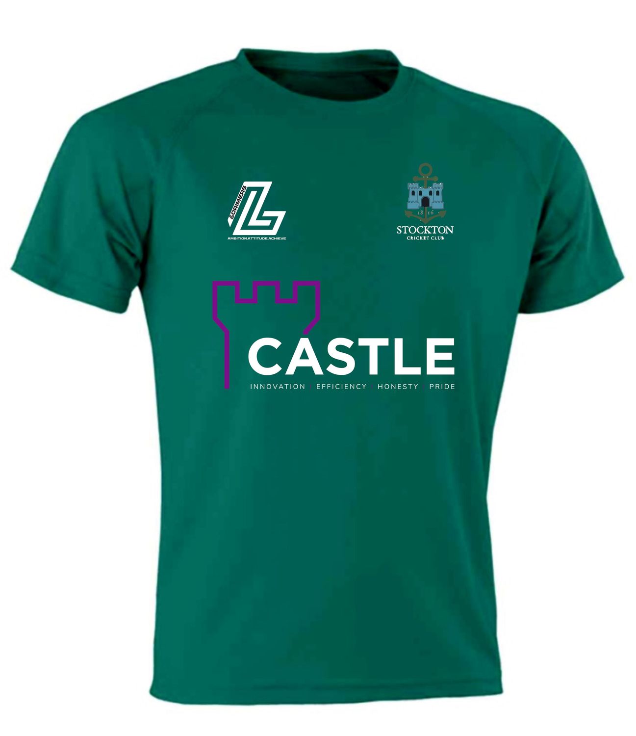Stockton Juniors Lorimers Polyester Short Sleeve Training T Shirt