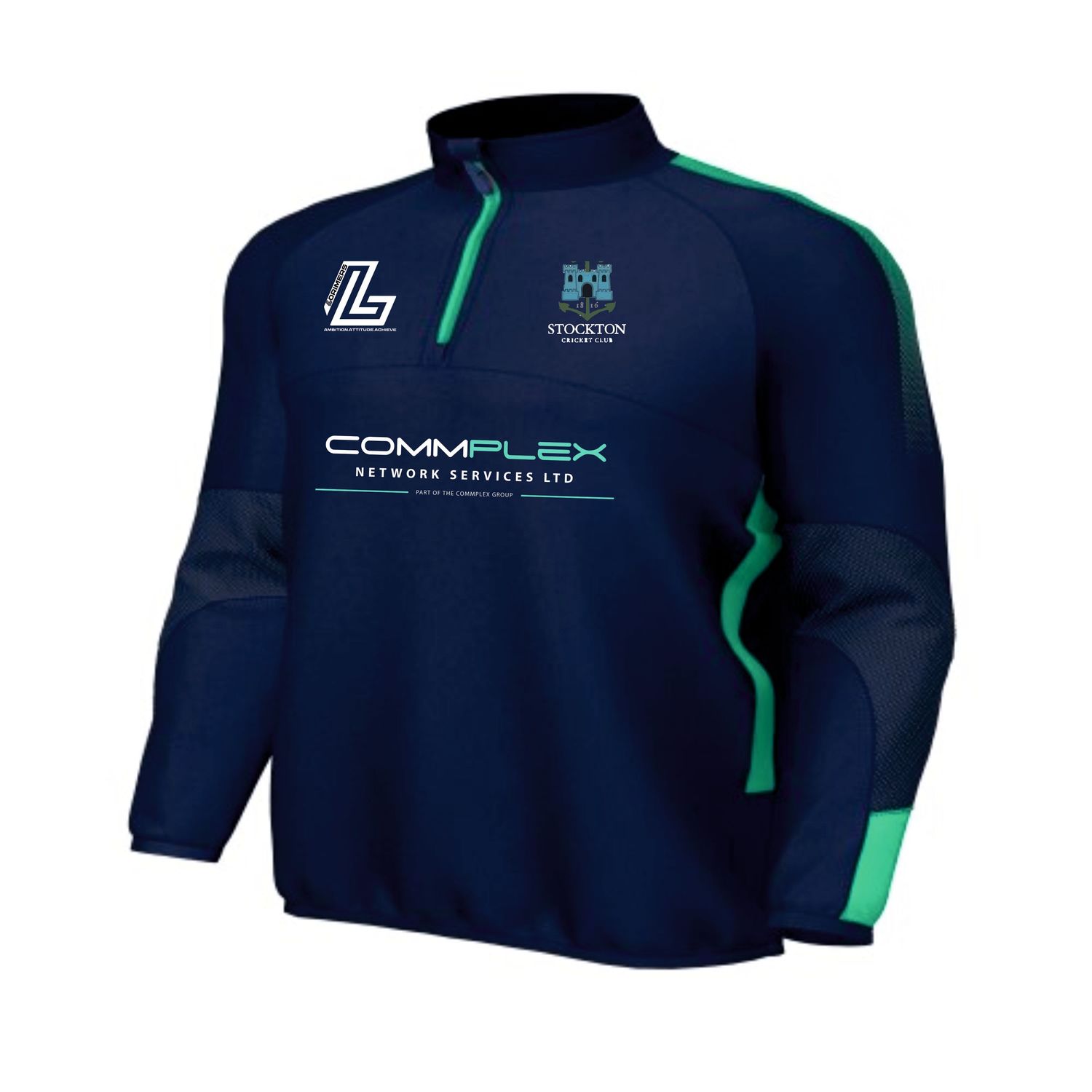 Stockton Seniors Lorimers 1/4 Zip Midlayer Stockton Seniors Lorimers 1/4 Zip Midlayer