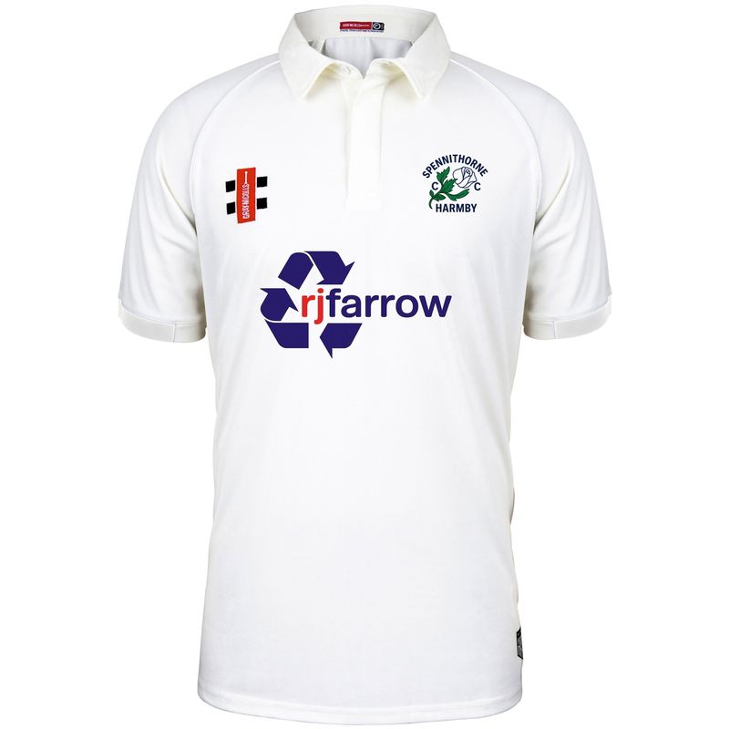 Spennithorne Harmby Matrix V2 Short Sleeve Cricket Shirt Spennithorne Harmby Matrix V2 Short Sleeve Cricket Shirt