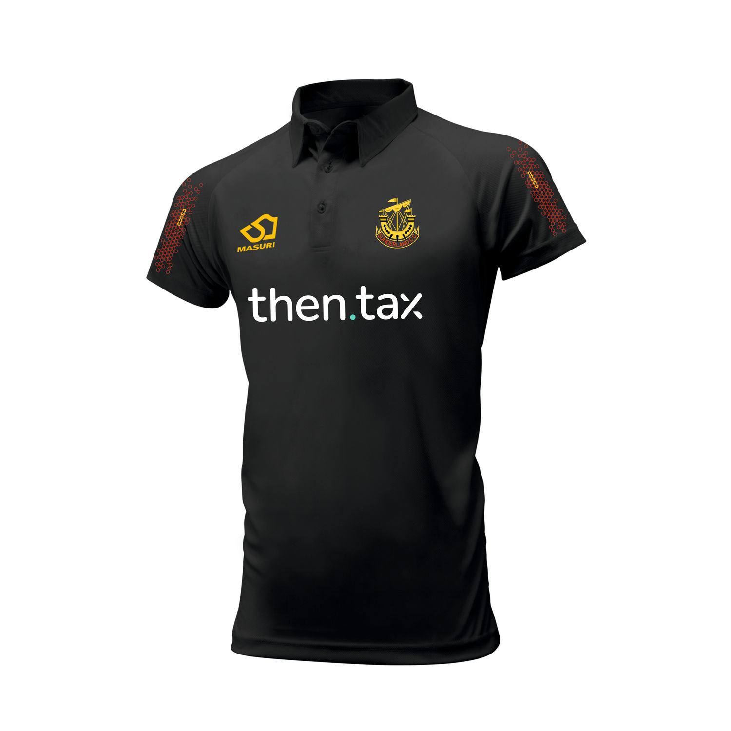 Sunderland Masuri Black T20 Shirt Short Sleeve Sunderland Masuri Black T20 Shirt Short Sleeve