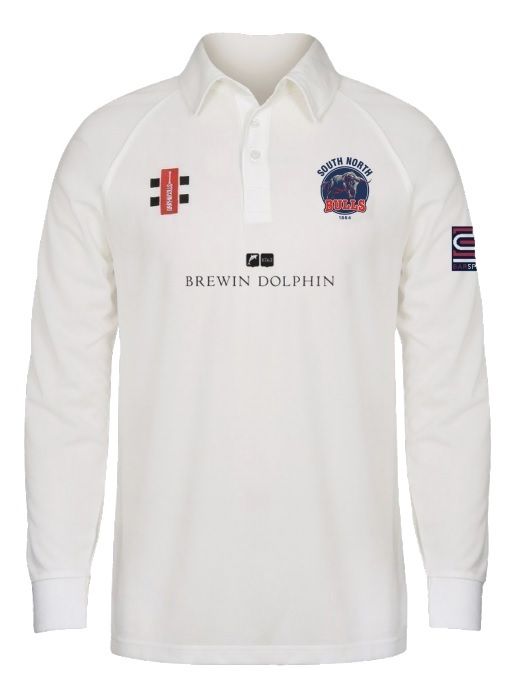 South North Bulls Matrix Long Sleeve Cricket Shirt Adult Section South North Bulls Matrix Long Sleeve Cricket Shirt Adult Section