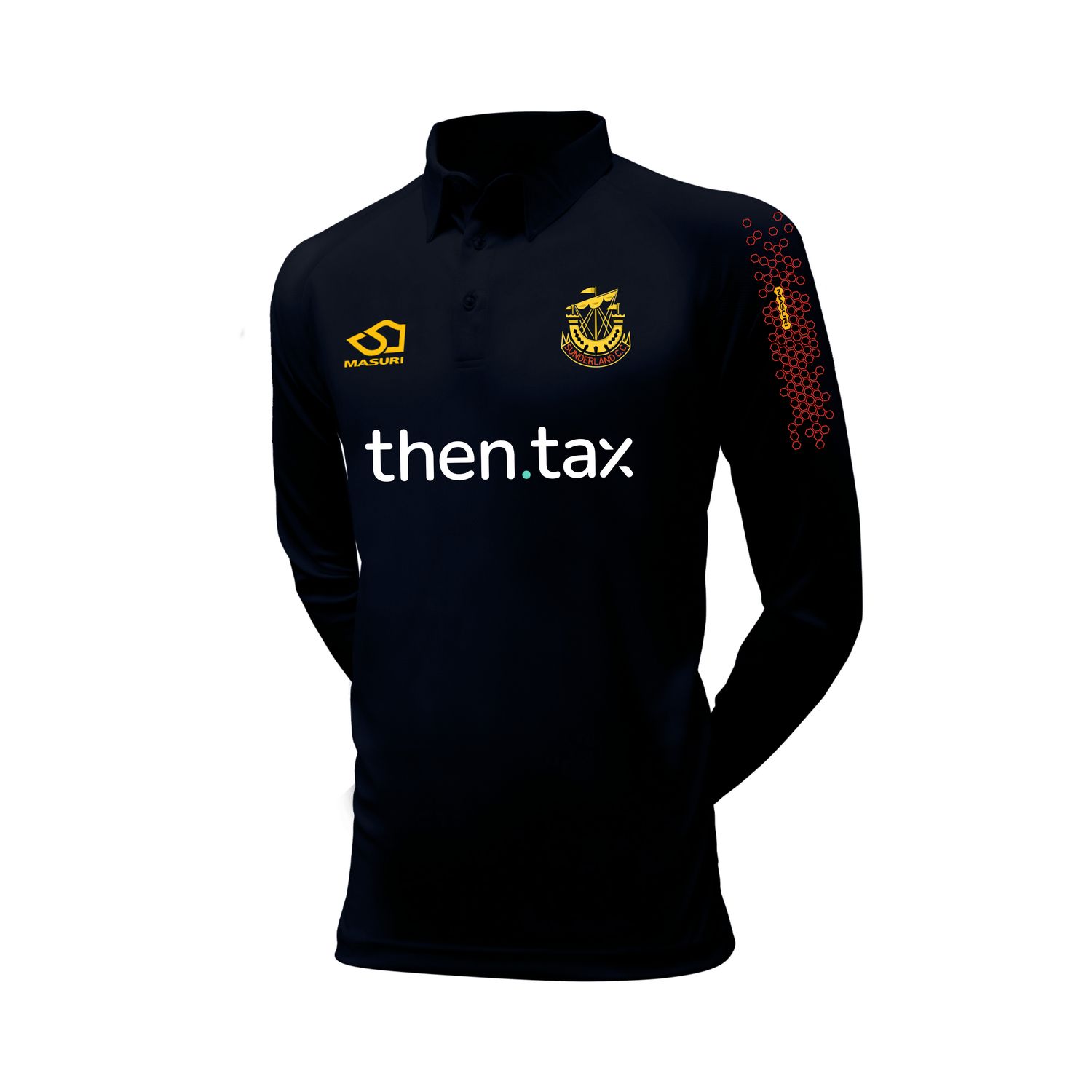 Sunderland Masuri Black T20 Shirt Long Sleeve (Pre Ordering) Sunderland Masuri Black T20 Shirt Long Sleeve (Pre Ordering)
