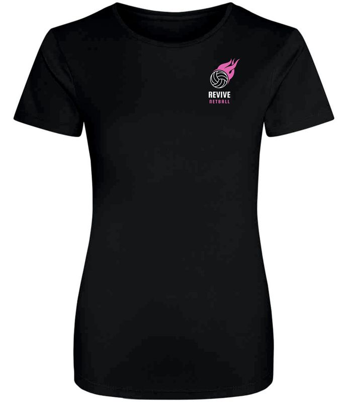 Revive Netball Black Ladies Training Top Revive Netball Black Ladies Training Top