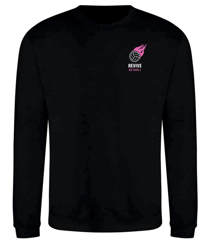 Revive Netball Black Sweatshirt Revive Netball Black Sweatshirt