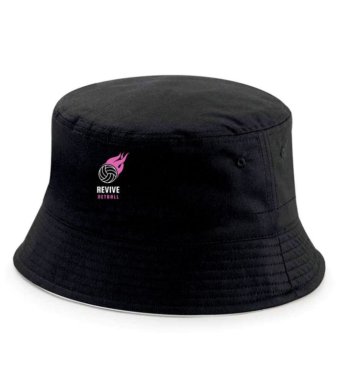 Revive Netball Black Bucket Hat Revive Netball Black Bucket Hat