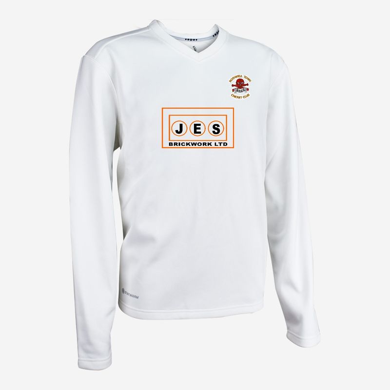 Rothwell Town Pro Player Long Sleeve Cricket Sweater Rothwell Town Pro Player Long Sleeve Cricket Sweater