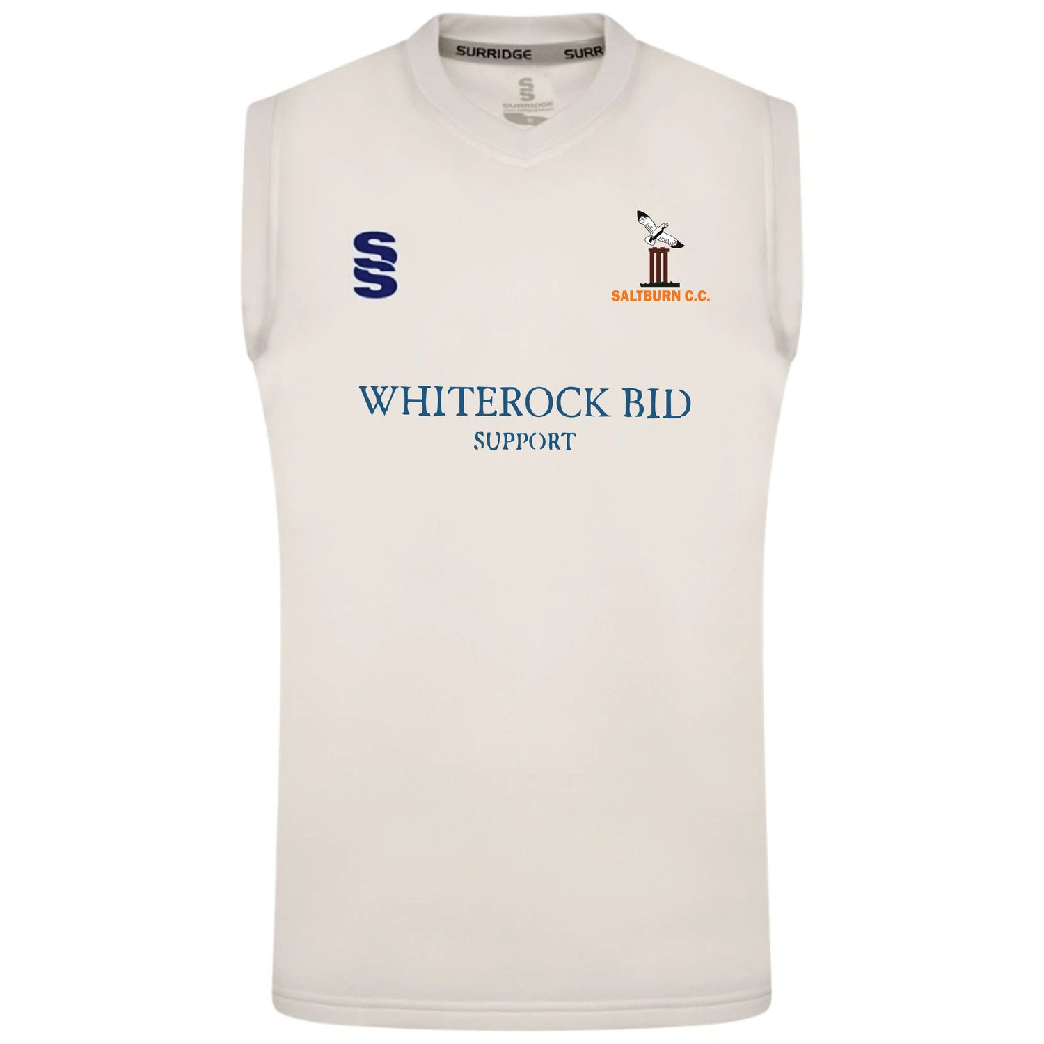 Saltburn Blast Sleeveless Cricket Slipover Saltburn Blast Sleeveless Cricket Slipover