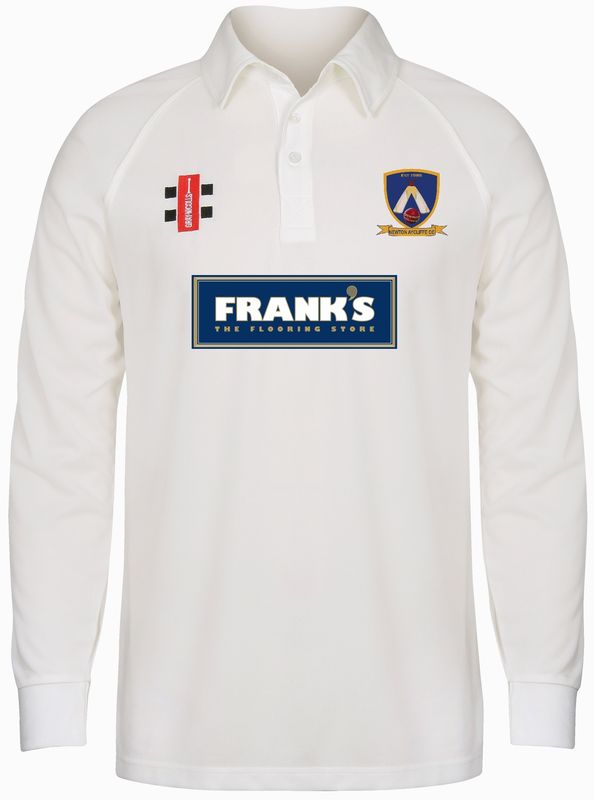 Newton Aycliffe Matrix Long Sleeve Cricket Shirt Newton Aycliffe Matrix Long Sleeve Cricket Shirt