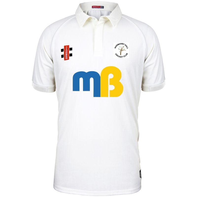 Normanby Hall Matrix V2 Short Sleeve Cricket Shirt Normanby Hall Matrix V2 Short Sleeve Cricket Shirt