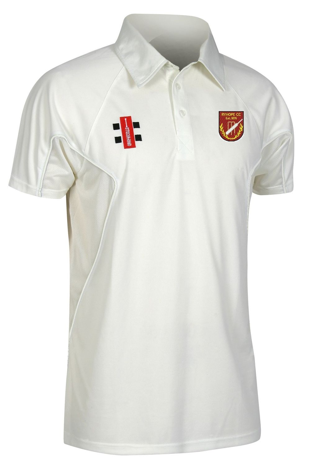 Ryhope Storm Short Sleeve Cricket Shirt Junior Ryhope Storm Short Sleeve Cricket Shirt Junior