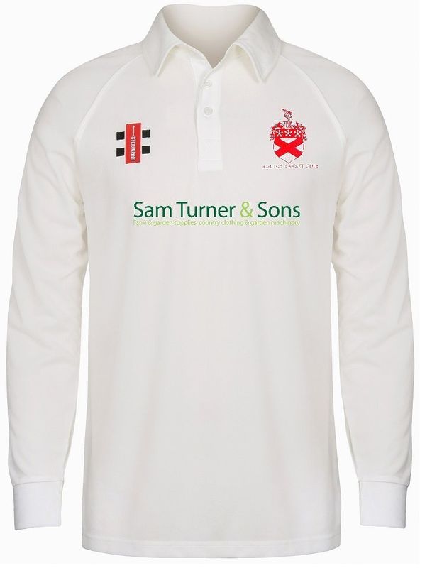 Scruton Matrix Long Sleeve Cricket Shirt Junior Scruton Matrix Long Sleeve Cricket Shirt Junior