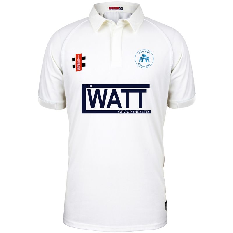 Nunthorpe Matrix V2 Short Sleeve Cricket Shirt Nunthorpe Matrix V2 Short Sleeve Cricket Shirt