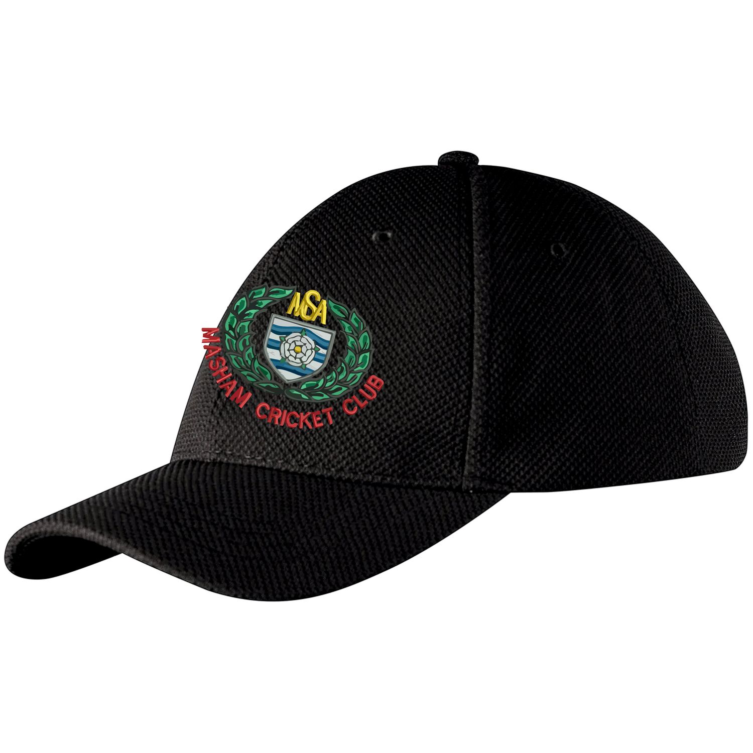 Masham Black Cricket Cap Masham Black Cricket Cap