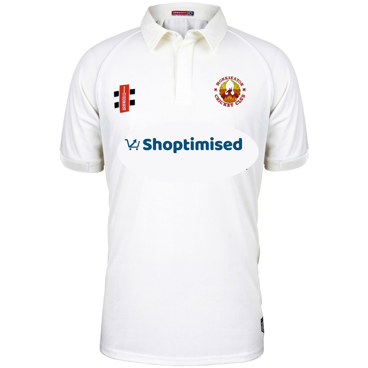 Monkseaton Matrix V2 Short Sleeve Cricket Shirt Junior Section Monkseaton Matrix V2 Short Sleeve Cricket Shirt Junior Section
