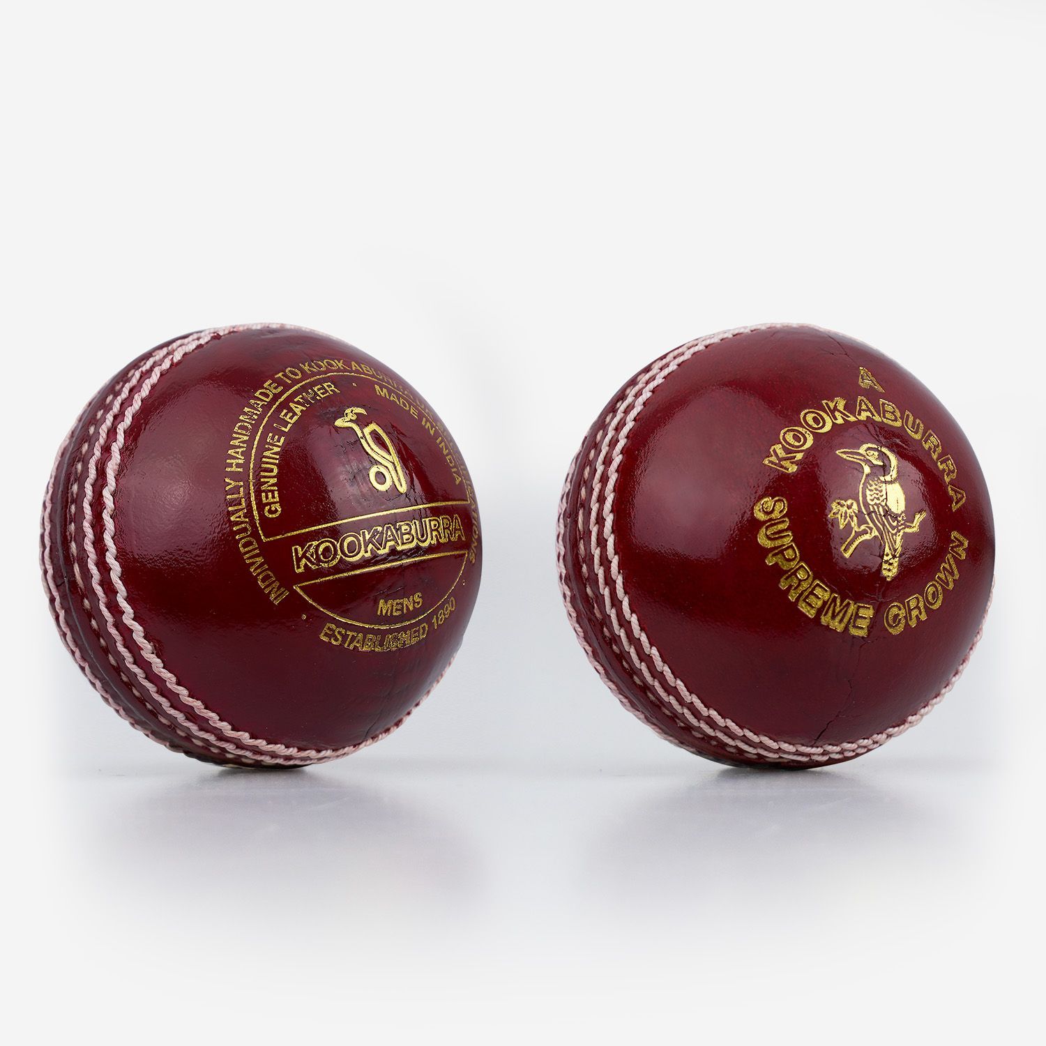 Kookaburra Supreme Crown Red Leather Cricket Ball Kookaburra Supreme Crown Red Leather Cricket Ball