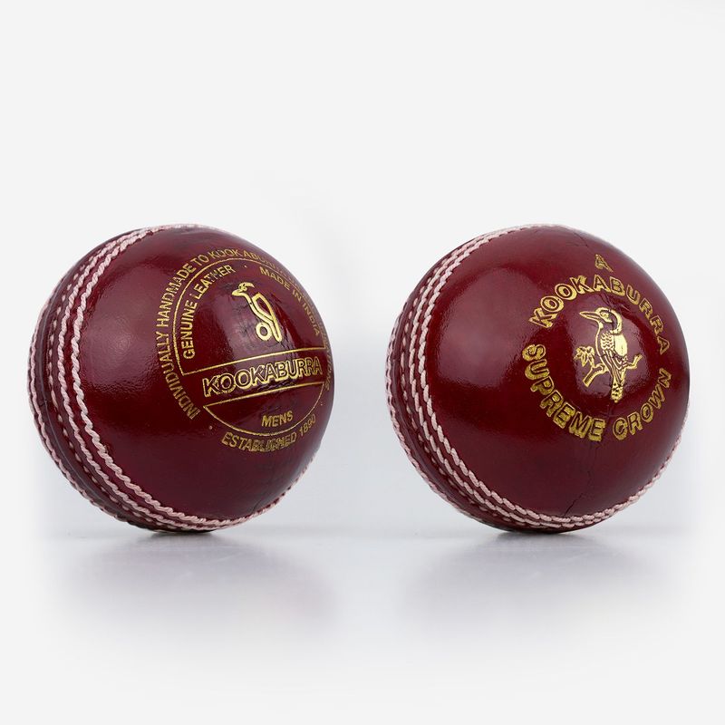 Kookaburra Supreme Crown Red Leather Cricket Ball Kookaburra Supreme Crown Red Leather Cricket Ball