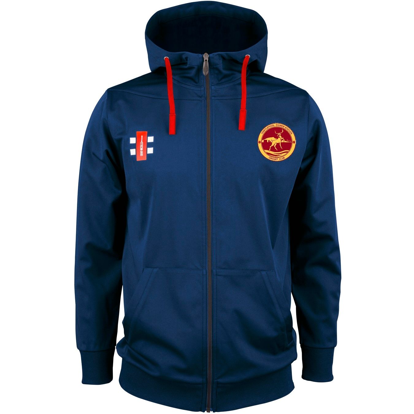 Hartlepool Power Station Pro Performance Full Zip Hooded Top Hartlepool Power Station Pro Performance Full Zip Hooded Top