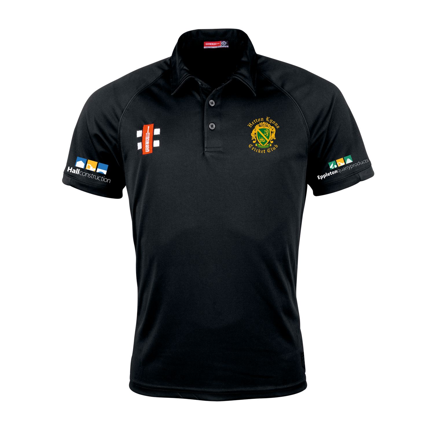 Hetton Lyons Matrix Black Polo Shirt Hetton Lyons Matrix Black Polo Shirt
