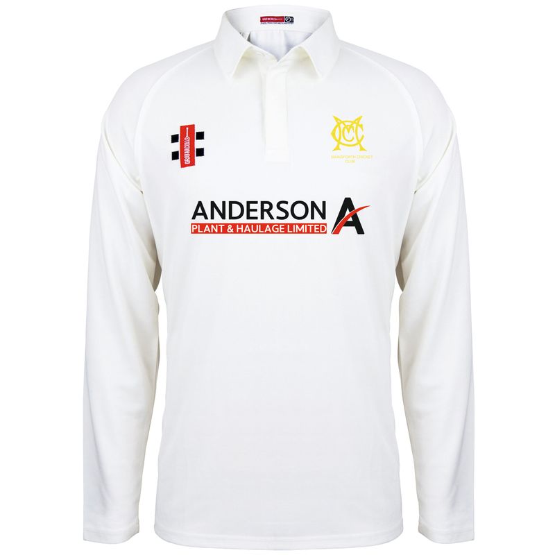 Mainsforth Matrix Long Sleeve Cricket Shirt Adult Mainsforth Matrix Long Sleeve Cricket Shirt Adult