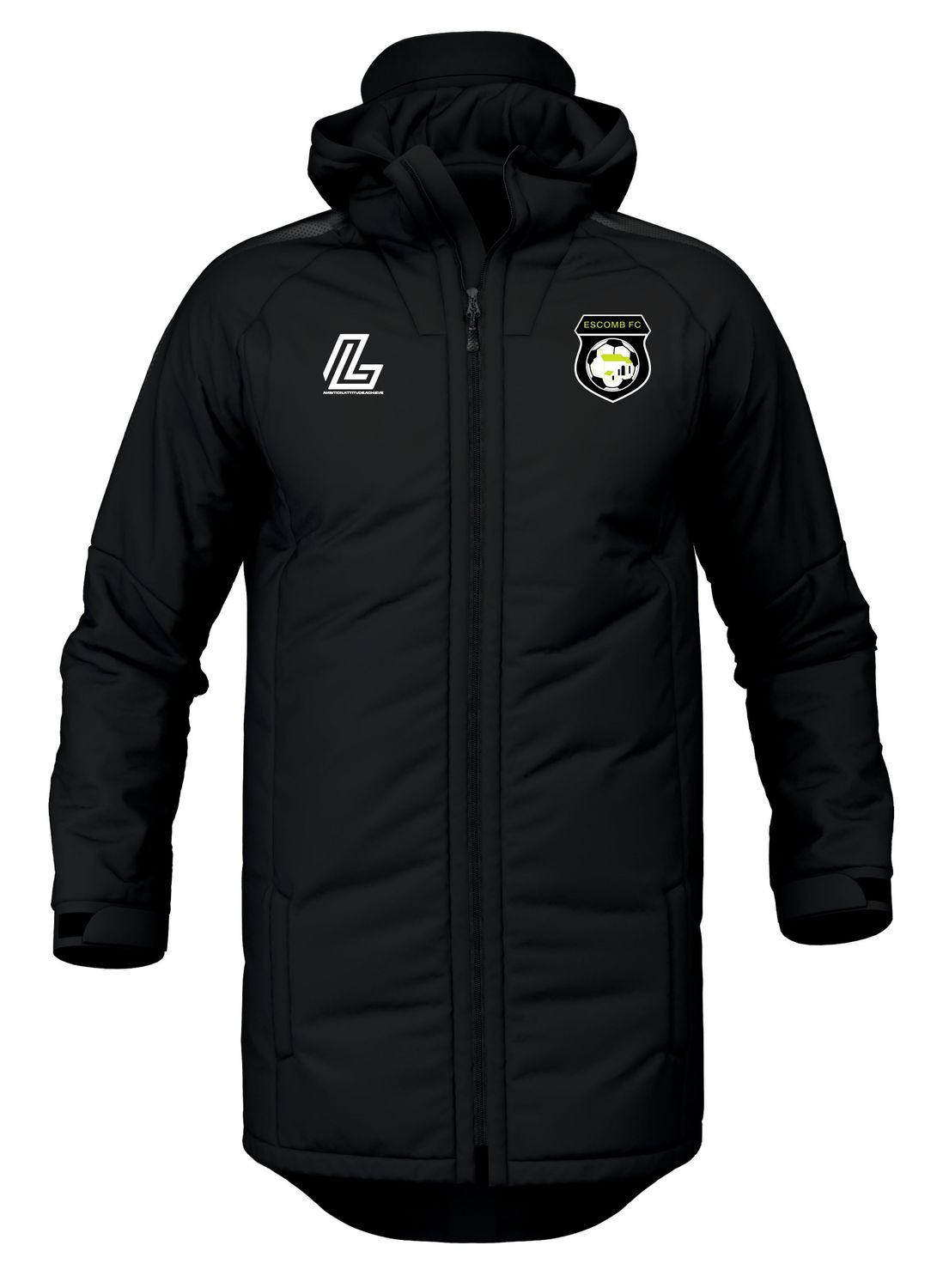 Escomb FC Lorimers Edge 3/4 Padded Coat Escomb FC Lorimers Edge 3/4 Padded Coat
