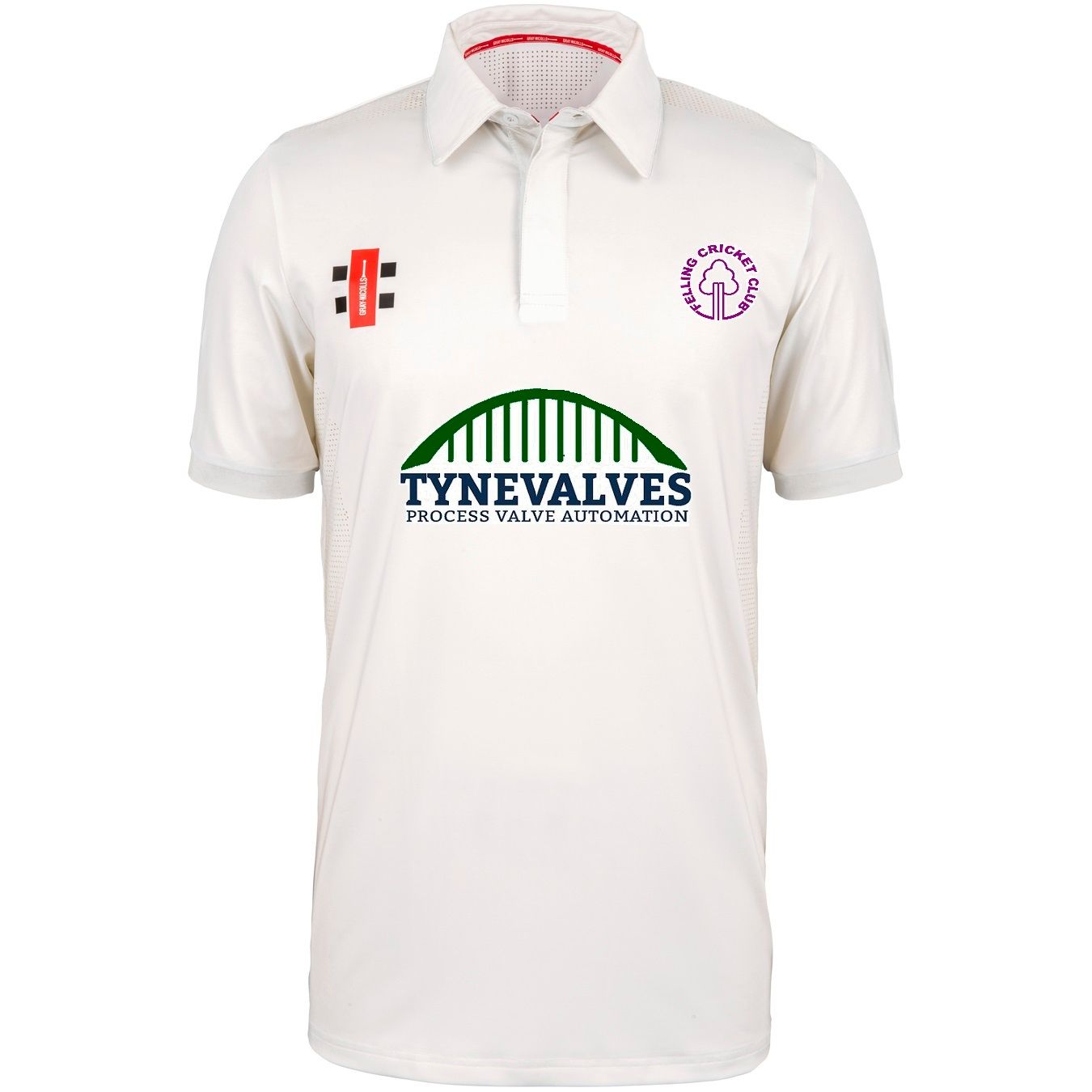 Felling Pro Performance Ivory Short Sleeve Cricket Shirt Felling Pro Performance Ivory Short Sleeve Cricket Shirt