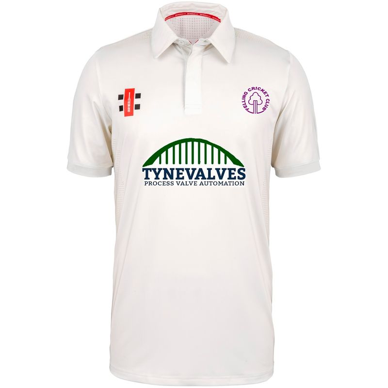 Felling Pro Performance Ivory Short Sleeve Cricket Shirt Felling Pro Performance Ivory Short Sleeve Cricket Shirt