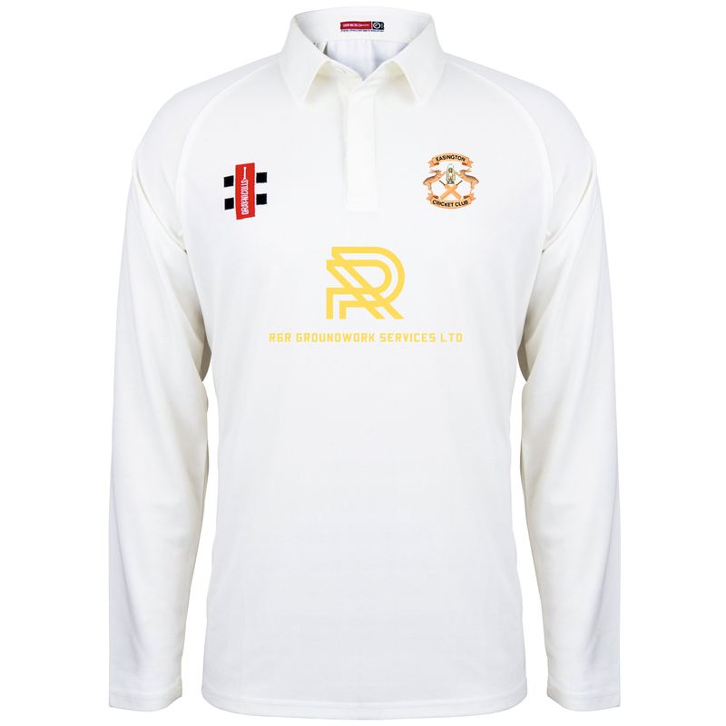 Easington Matrix V2 Long Sleeve Cricket Shirt Adult Easington Matrix V2 Long Sleeve Cricket Shirt Adult