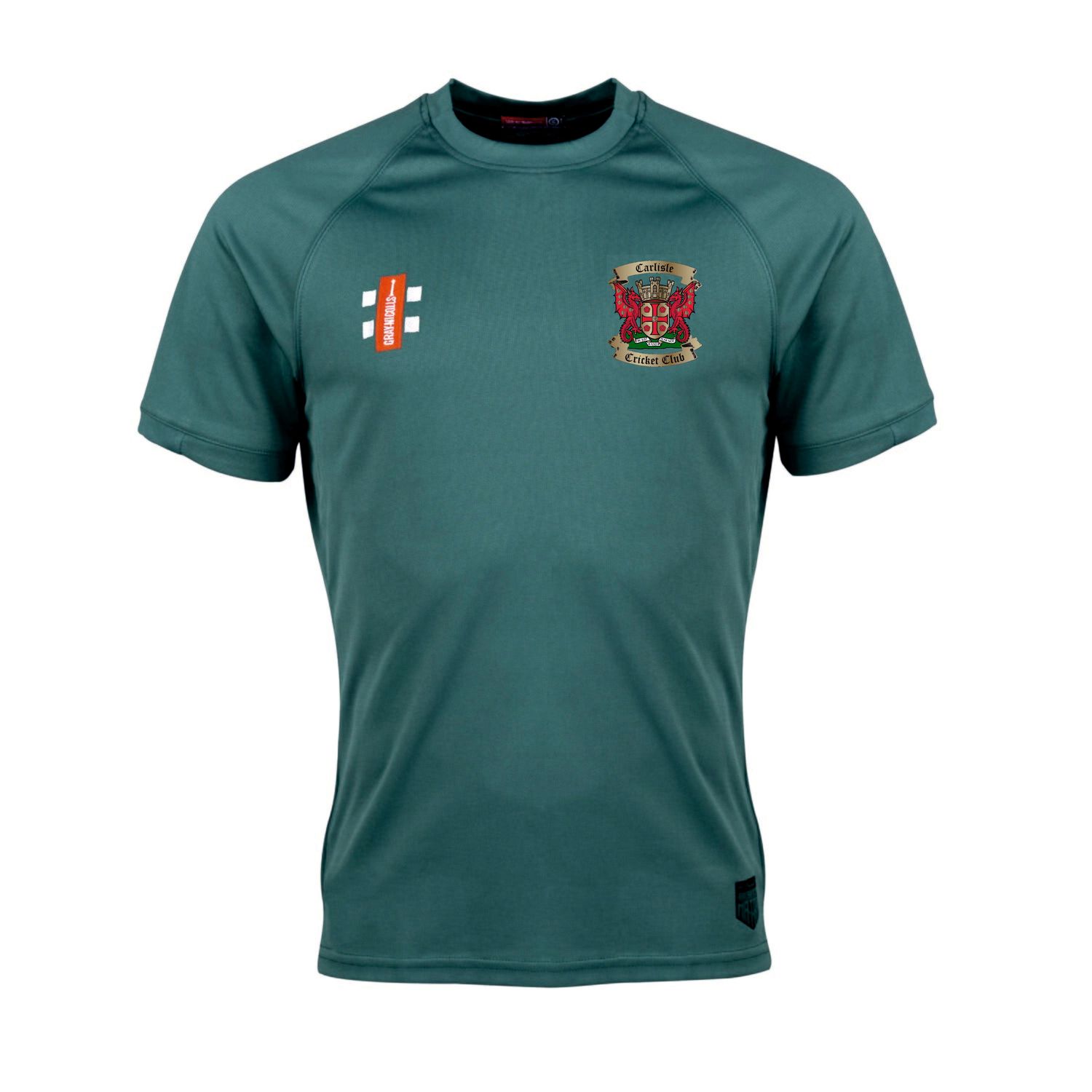 Carlisle Matrix Short Sleeve Green T Shirt Adult NLE FRONT Carlisle Matrix Short Sleeve Green T Shirt Adult NLE FRONT