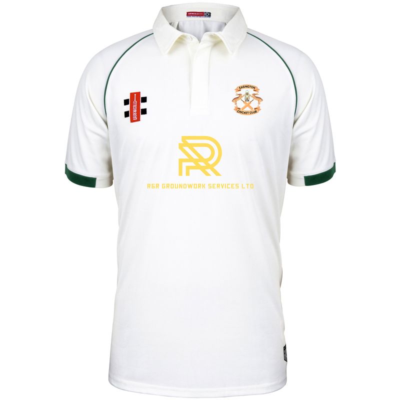Easington Matrix V2 Short Sleeve Cricket Shirt Adult Easington Matrix V2 Short Sleeve Cricket Shirt Adult