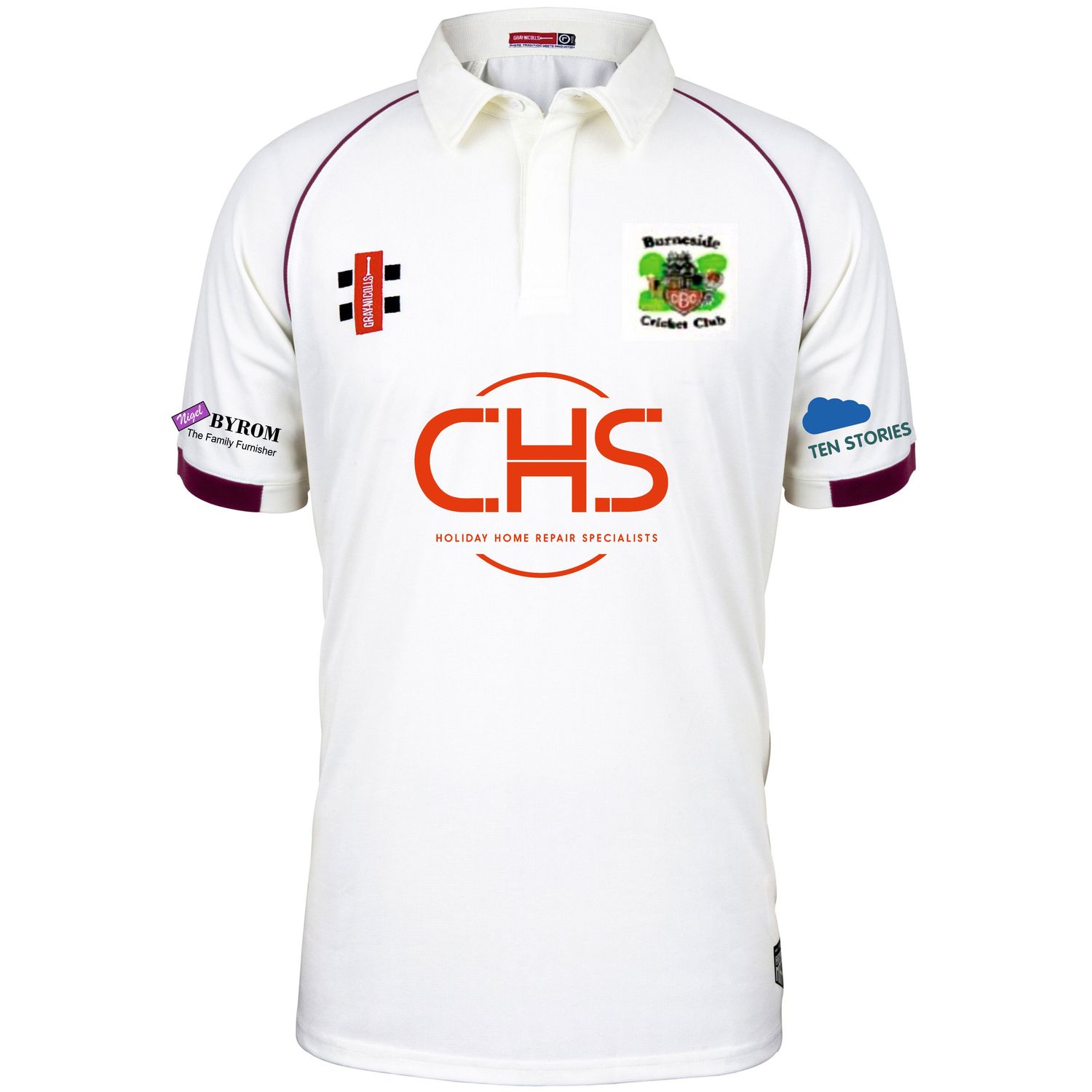 Burneside Matrix V2 Cricket Shirt Burneside Matrix V2 Cricket Shirt