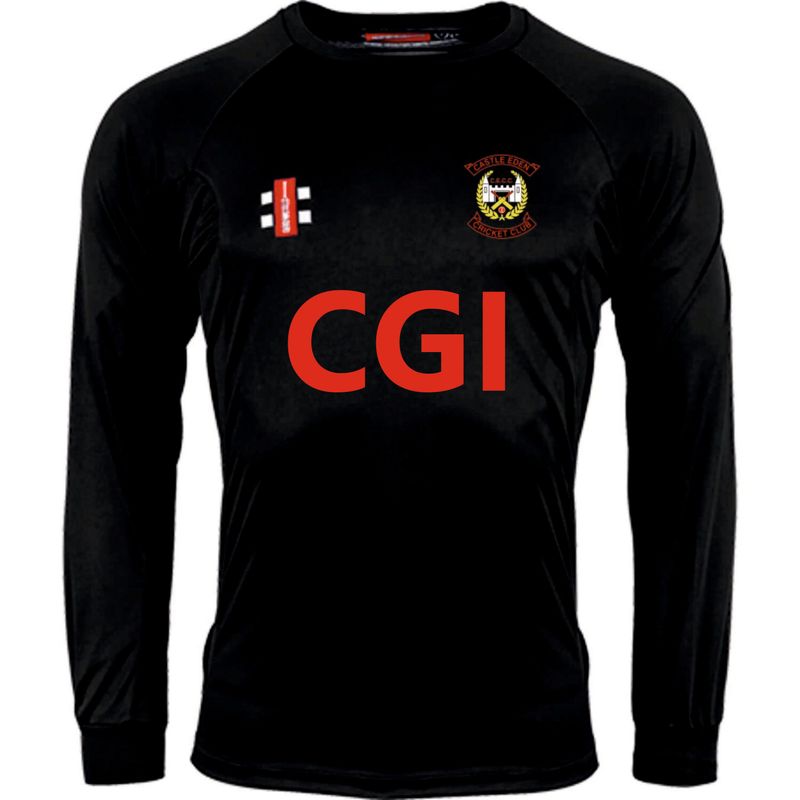 Castle Eden Junior Matrix Long Sleeve Training T Shirt Castle Eden Junior Matrix Long Sleeve Training T Shirt