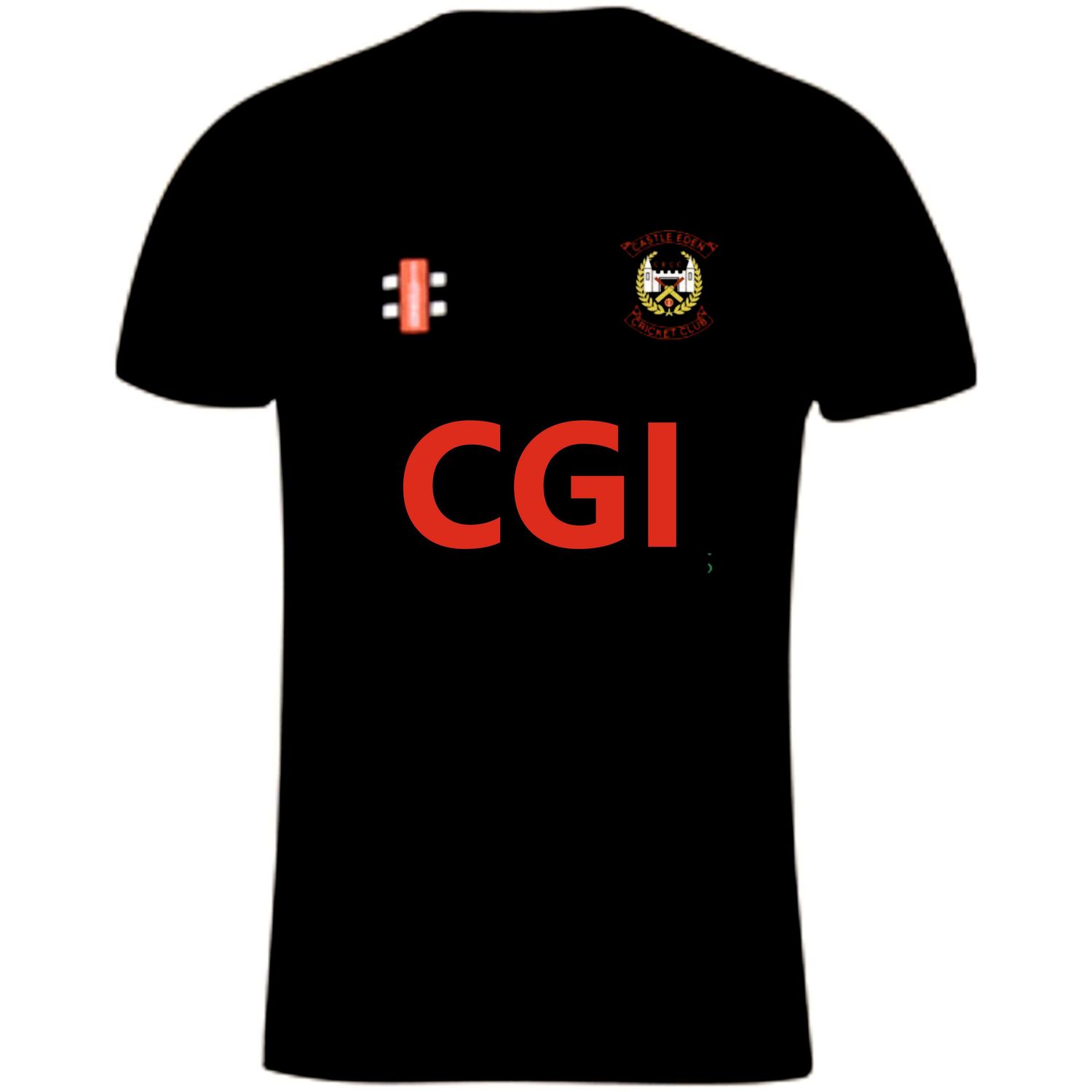Castle Eden Senior Matrix Black Short Sleeve Training T Shirt Castle Eden Senior Matrix Black Short Sleeve Training T Shirt