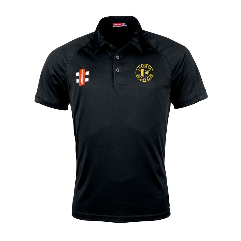Cleadon Matrix Black Polo Shirt Cleadon Matrix Black Polo Shirt