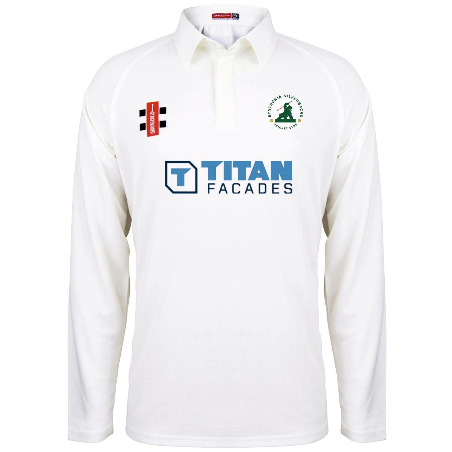 Billingham Synthonia Over 40's Matrix V2 Long Sleeve Cricket Shirt Billingham Synthonia Over 40's Matrix V2 Long Sleeve Cricket Shirt