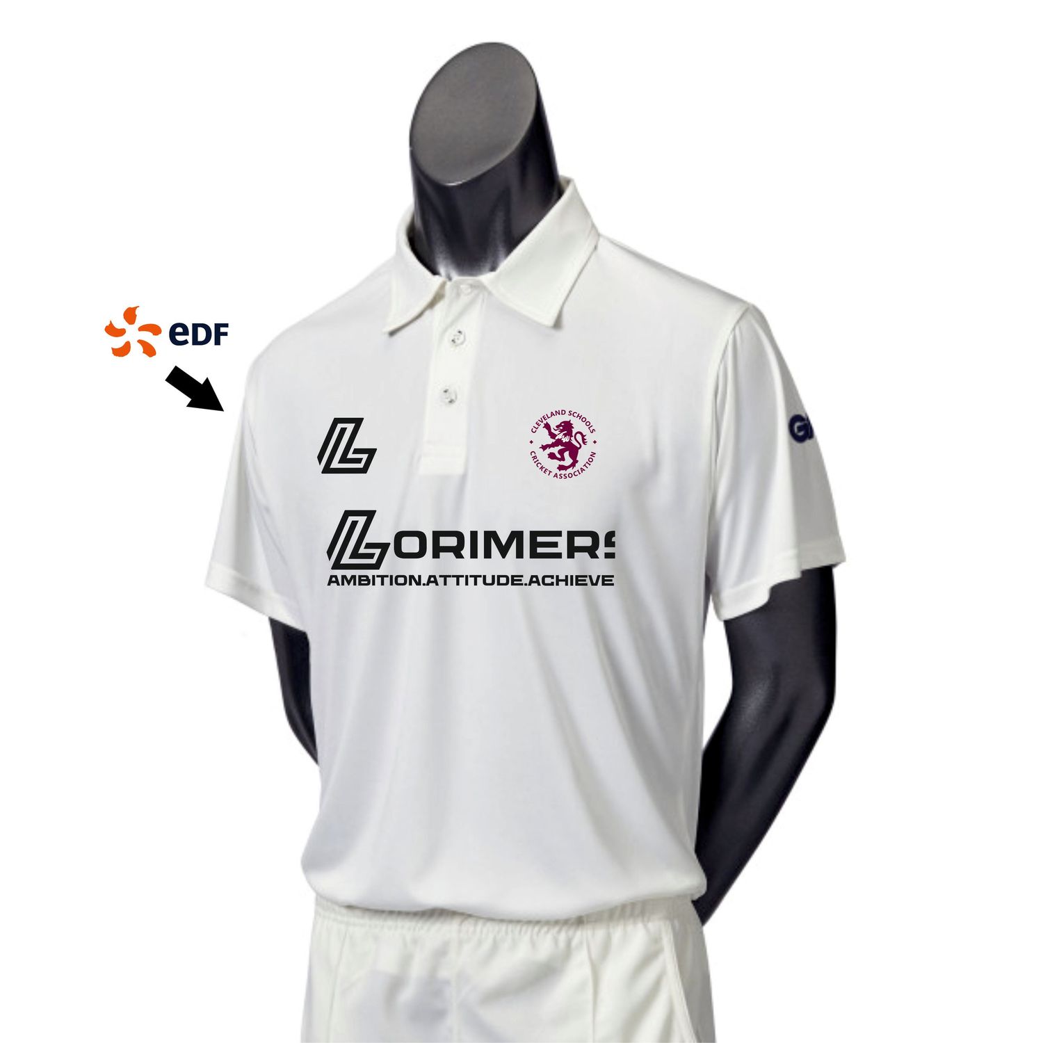 Cleveland Schools CA Maestro Short Sleeve Cricket Shirt Cleveland Schools CA Maestro Short Sleeve Cricket Shirt