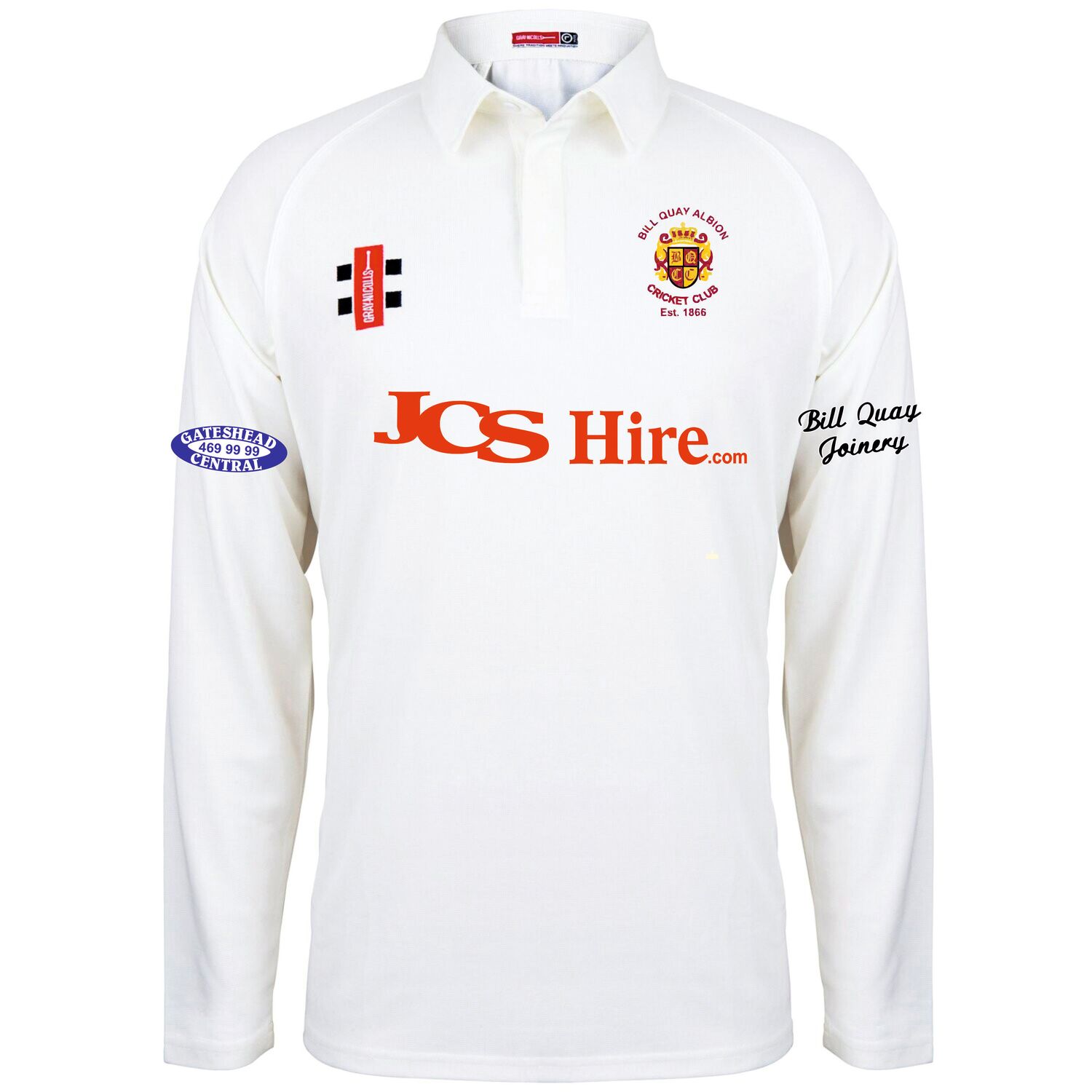 Bill Quay Matrix V2 Long Sleeve Cricket Shirt Bill Quay Matrix V2 Long Sleeve Cricket Shirt