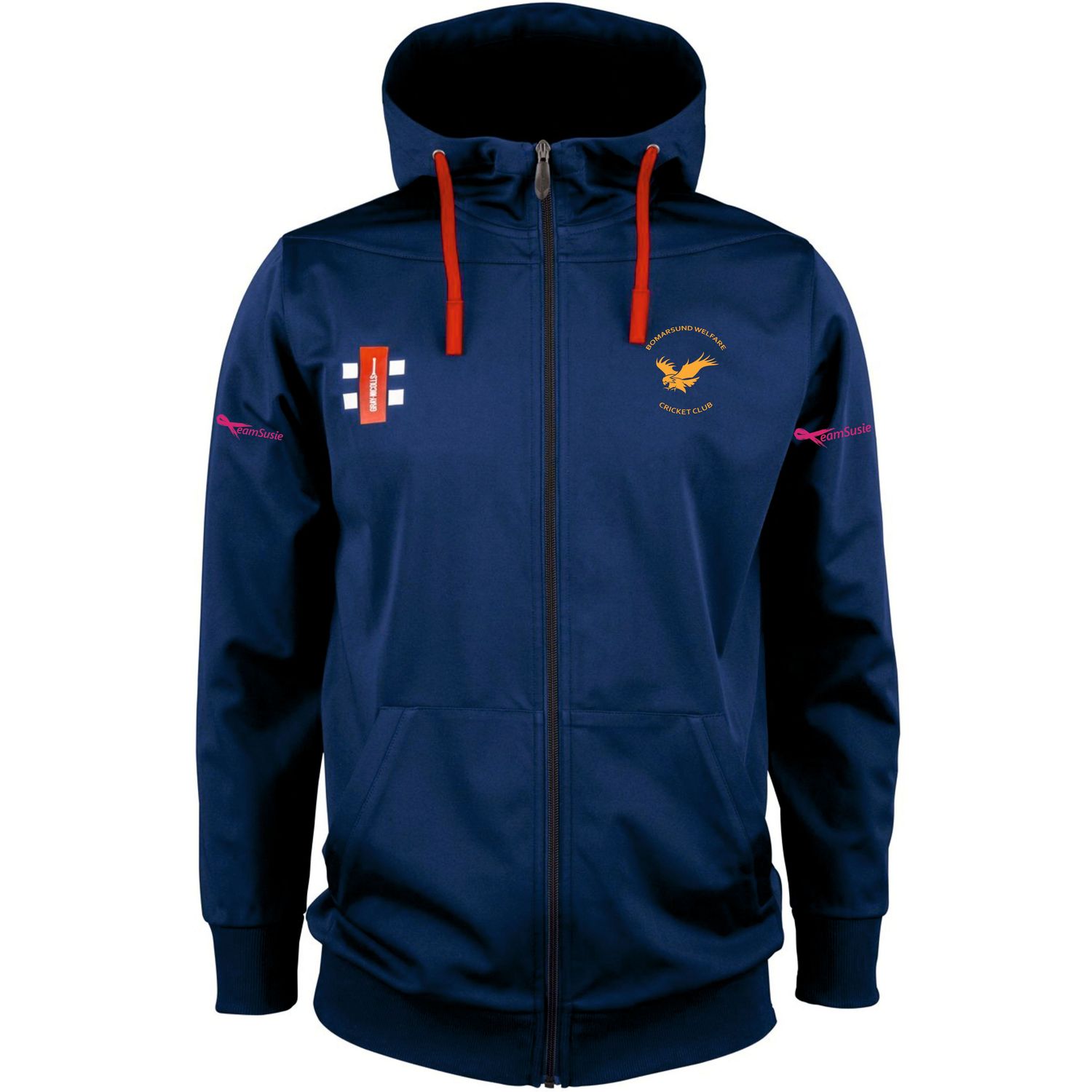 Bomarsund Pro Performance Full Zip Hooded Top Adult Bomarsund Pro Performance Full Zip Hooded Top Adult