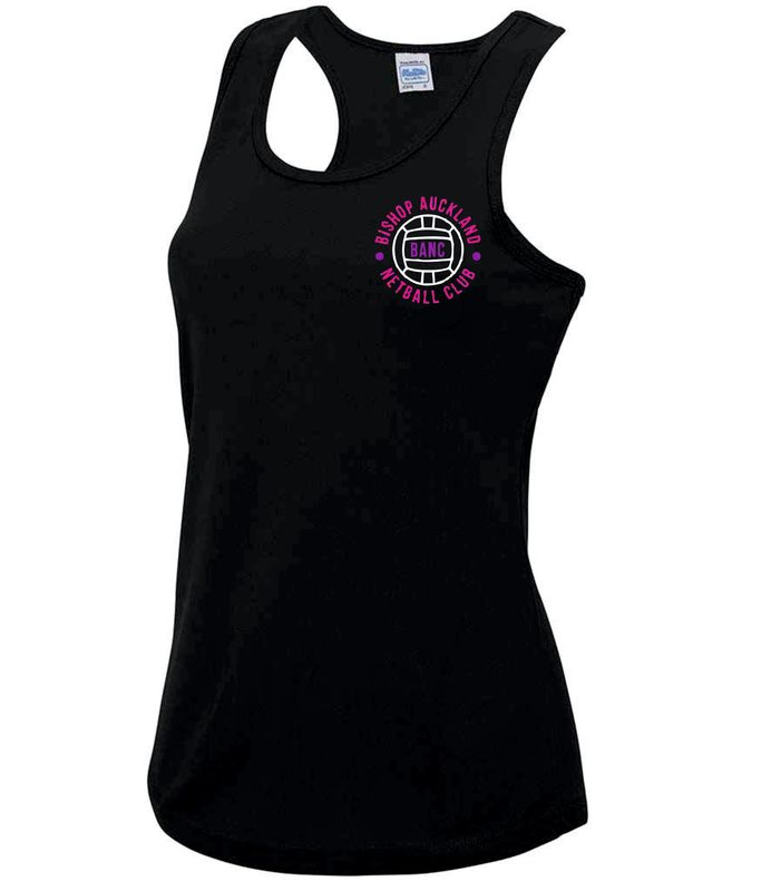 BANC Black Ladies Vest Top BANC Black Ladies Vest Top