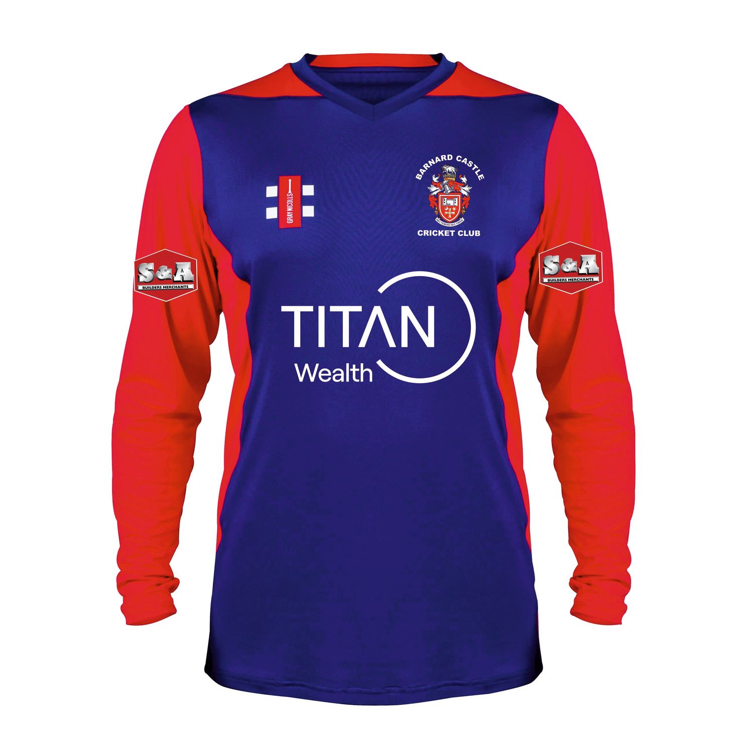 Barnard Castle Juniors T20 Long Sleeve Match Shirt