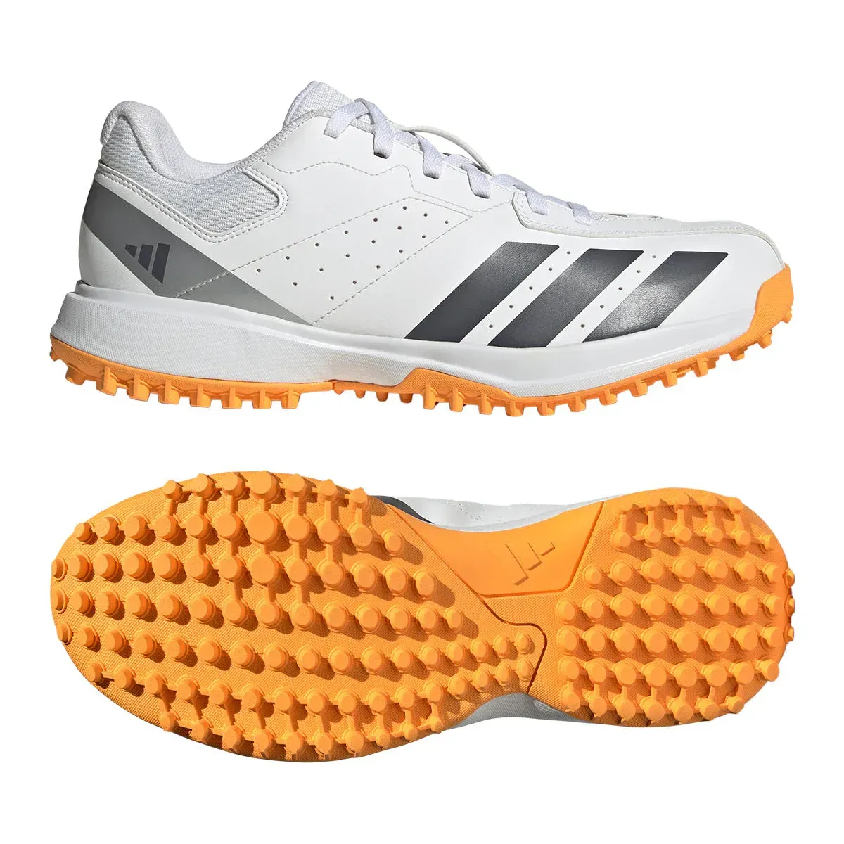 2026 adidas Howzat SPIKELESS Cricket Shoes - White / Tangerine 2026 adidas Howzat SPIKELESS Cricket Shoes - White / Tangerine