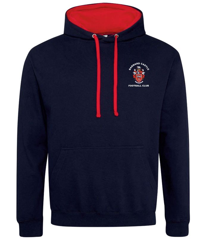 Barnard Castle FC Club Contrast Hoodie Barnard Castle FC Club Contrast Hoodie
