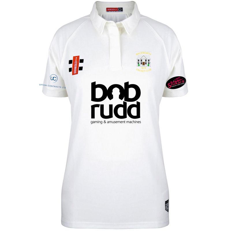 Backworth Ladies Fit Matrix V2 Short Sleeve Cricket Shirt Backworth Ladies Fit Matrix V2 Short Sleeve Cricket Shirt