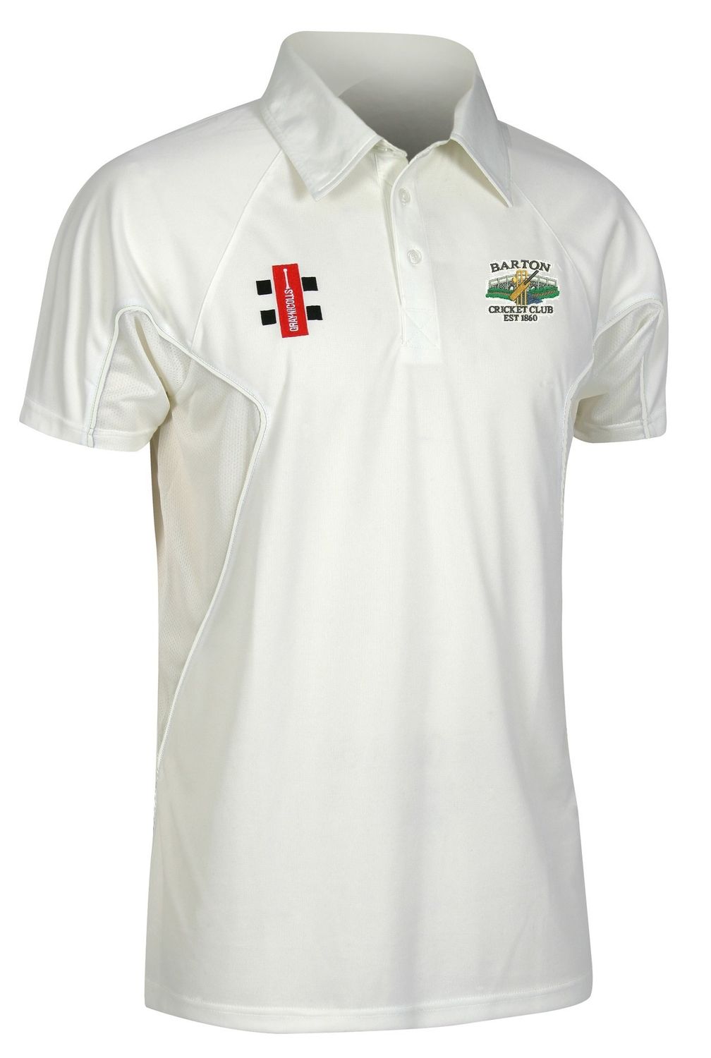 Barton Pro Performance Short Sleeve Cricket Shirt Adult Barton Pro Performance Short Sleeve Cricket Shirt Adult